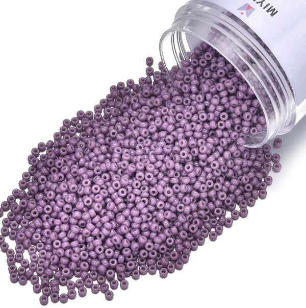 50g Miyuki Rocaille 11/0 Seed Beads Duracoat Opaque Dark Orchid RR-4489