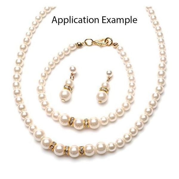 100pcs Grade A Rhinestone Rondelle Beads, Topaz Yellow Rhinestone, 18K Yellow Gold Plated Brass, Size Selections: 5mm/6mm/8mm/10mm/12mm