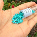 10g Miyuki Half Tila Seed Beads 5x2.3mm, Opaque Mint Green (HTL-412)