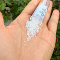 7.5g Miyuki Delica 11/0 Seed Beads, Translucent Luster Opal DB231