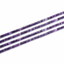 Natural Purple Mica Phosphosiderite Gemstone Heishi Tube Rondelle Beads, 4x2mm/Small, Hole ID 0.9mm, 14.5 Inch/1 Strand, GH-C15