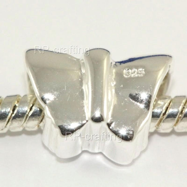 1pc Real Solid Sterling Silver Butterfly Charm Transformation Bead, Compatible with Pandora All Other Charm Bracelets, EC110