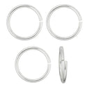 200pcs Open Jump Rings, O Rings, Silver Plated, Size Selections: 4mm/6mm/8mm/10mm/12mm