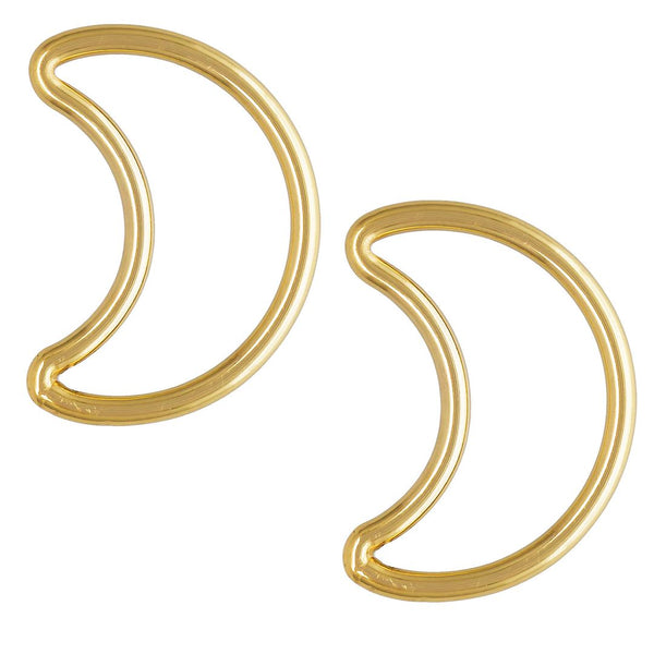 5pcs Real 1/20 14K Gold Filled Closed Moon Jump Rings, 11.8x8.8mm, 0.9mm/19 Gauge, JK6-H2