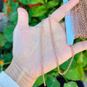 33 Feet Oval Ring Rolo Cable Chain Link, Raw Copper Uncoated/Unplated, 4.1x3.3mm, CK10-B3