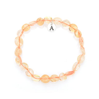 1 Strand Stretch Natural Yellow Citrine Free Form Gemstone Bracelet, 5-8mm Small Beads, Length Selections: 7 inch/7.5 inch