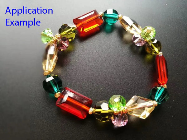 25pcs Adabele Austrian Faceted Rectangle Crystal Beads #5055, Crystal Clear, 14mm x 8mm, Hole ID 1.2mm, SSRT1401