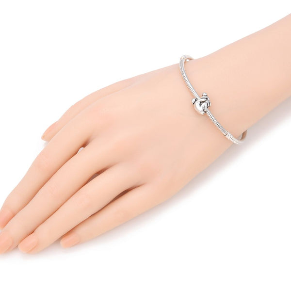 20pcs Mother Love Large Hole Beads, Hole ID 4.5mm, Antique Silver, Zinc Alloy Metal, MEC-B4