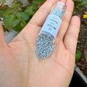 7.5g Miyuki Delica 11/0 Seed Beads, Matte Rainbow Shark Fin Grey DB2320