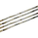 Natural Grey Labradorite Gemstone Cylinder Tube Beads, 13x4mm, Hole ID 1mm, 14.5 Inch/1 Strand, GH-H12