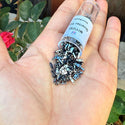 10g Miyuki Quarter Tila Seed Beads 5x1.2mm, Opaque Light Gunmetal (QTL-464)