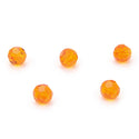 50pcs Adabele Austrian Faceted Round Crystal Beads #5000, Sun (Orange), Size Selections: 4mm/6mm/8mm/10mm