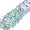 7.5g Miyuki Delica 11/0 Seed Beads, Duracoat Opaque Pale Turquoise DB2356