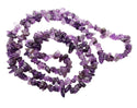 Natural Purple Amethyst Crystal Gemstone Chip Beads, Free Form, 5mm-8mm, Hole ID 1mm, 1 Strand/31 Inch, GZ1-8