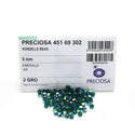 100pcs Preciosa Faceted Bicone Crystal Beads, Emerald AB, Size Selections: 3mm/4mm/6mm