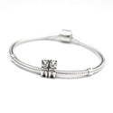 1pc Real Solid Sterling Silver Love Cats Charm Bead, Compatible with Pandora All Other Charm Bracelets, EC395