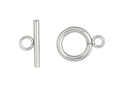 20pcs 304 Stainless Steel Toggle Clasp OT Bar Connectors (12mm/15mm)