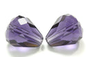 24pcs Adabele Austrian Faceted Teardrop Crystal Beads #5500, Purple Velvet, 10mm x 8mm, Hole ID 1.1mm, SST-1027