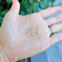 1 Pair Real 1/20 14K Gold Filled Ball Post Stud Earrings, Small Tiny Ball Ear Studs, Size Selections: 3mm/4mm
