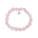 1 Strand Stretch Natural Grade A Pink Rose Quartz Free Form Gemstone Bracelet, 7-10mm Beads, Length Selections: 7 inch/7.5 inch