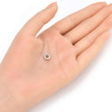 2pcs 925 Sterling Silver Rubber Charm Holder Bead Stopper, Compatible with Pandora All Other 3mm Charm Bracelet, EC27-A1