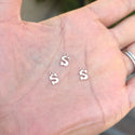1pc Real 1/20 14K Gold Filled Letter S, Small Alphabet Charm Drop, 4.9x5.8mm, JK12-A19