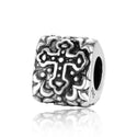 Real 925 Sterling Silver Cross Sign Religious Bead Charm
