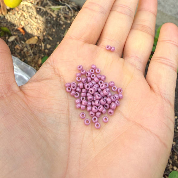 25g Miyuki Rocaille 8/0 Seed Beads Duracoat Opaque Dyed Hydrangea RR-4487