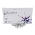100pcs Genuine Preciosa MAXIMA Chaton Rose Round Flat Back Crystal Rhinestone, Foil Back, Crystal Clear, SS7, 2.1-2.3mm, Prm-S71