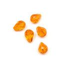 24pcs Adabele Austrian Faceted Teardrop Crystal Beads #5500, Sun (Orange), 8mm x 6mm, Hole ID 1mm, SST-812