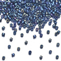 30g Miyuki Delica 11/0 Seed Beads, Night Sky-Lined Luster Clear DB2386