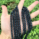 200pcs Creative Club Faceted Round Crystal Glass Beads, Dark Sapphire, 6mm (0.24 inch), Hole ID 1mm, CC2R620