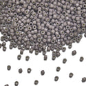 7.5g Miyuki Delica 11/0 Seed Beads, Duracoat Opaque Dyed Taupe DB2365