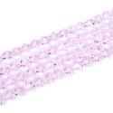 200pcs Creative Club Faceted Bicone Crystal Glass Beads, Light Rose Pink, 8mm (0.31 Inch), Hole ID 1.1mm, CCB803