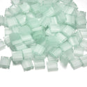 10g Miyuki Full Tila Square Seed Beads 5x5mm, Silk Luster Mint Green TL-2559-1