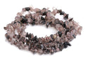 Natural Smoky Quartz Gemstones Chip Beads, Free Form, 5mm-8mm, Hole ID 1mm, 1 Strand/31 Inch, GZ1-18