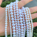 Adabele Natural AA Grade Potato Round Pearl Beads, White Cultured Freshwater Pearls, 4 - 5mm, 1 Strand/14 Inch, FP1-45