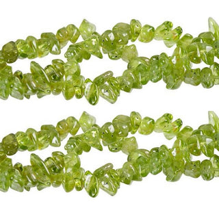 Natural Green Peridot Gemstones Chip Beads, Free Form, 5mm-8mm, Hole ID 1mm, 1 Strand/31 Inch, GZ1-17