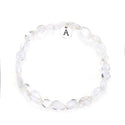 1 Strand Stretch Natural Clear Crystal White Quartz Free Form Gemstone Bracelet, 5-8mm Small Beads, Length Selections: 7 inch/7.5 inch