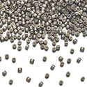 7.5g Miyuki Delica 11/0 Seed Beads Duracoat Opaque Galvanized Pewter DB1852