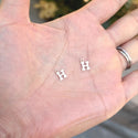 1pc Real 1/20 14K Gold Filled Letter H, Small Alphabet Charm Drop, 5.6x5.7mm, JK12-A8