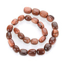 Gold Goldstone Imitation Sandstone Gemstone Tumbled Nugget Beads, Irregular, 10mm-13mm, Hole ID 1mm, 1 Strand/15 Inch, GZ4-8