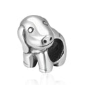 Cute Solid 925 Sterling Silver Dog Charm Puppy Bead, Compatible with Pandora All Other Charm...
