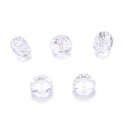 25pcs Adabele Austrian Faceted Heishi Rondelle Crystal Beads, Crystal Clear, 8x4mm, Hole ID 1mm, SSV-801