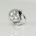 1pc Real Solid Sterling Silver Dancing Dolphin Charm Bead, Compatible with Pandora All Other Charm Bracelets, EC14