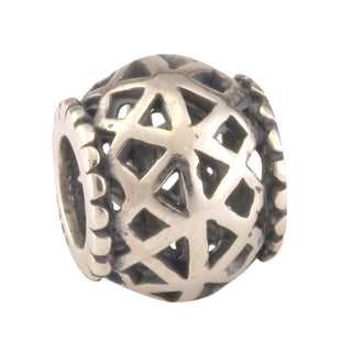 Solid 925 Sterling Silver Celtic Knot interconnectedness continuity Bead