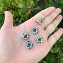 10pcs Natural Dalmatian Jasper Gemstone Donut Rondelle Beads,14x8mm, Hole ID 5.6mm, GW-A9