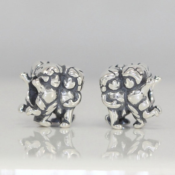 1pc 925 Sterling Silver Gemini Zodiac Sign Bead Charm, Compatible with Pandora All Other Charm Bracelets, EC5-B5