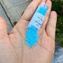 30g Miyuki Delica 11/0 Seed Beads, Translucent Luminous Dyed Blue DB2039