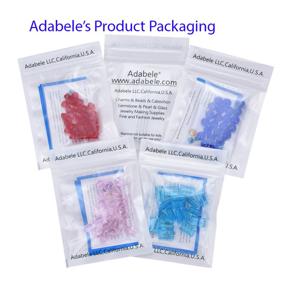 25pcs Adabele Austrian Faceted Round Crystal Beads #5000, Sapphire Blue AB, Size Selections: 6mm/8mm